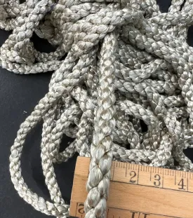 16.5m Vintage Twisted Fawn Grey 9mm Cord