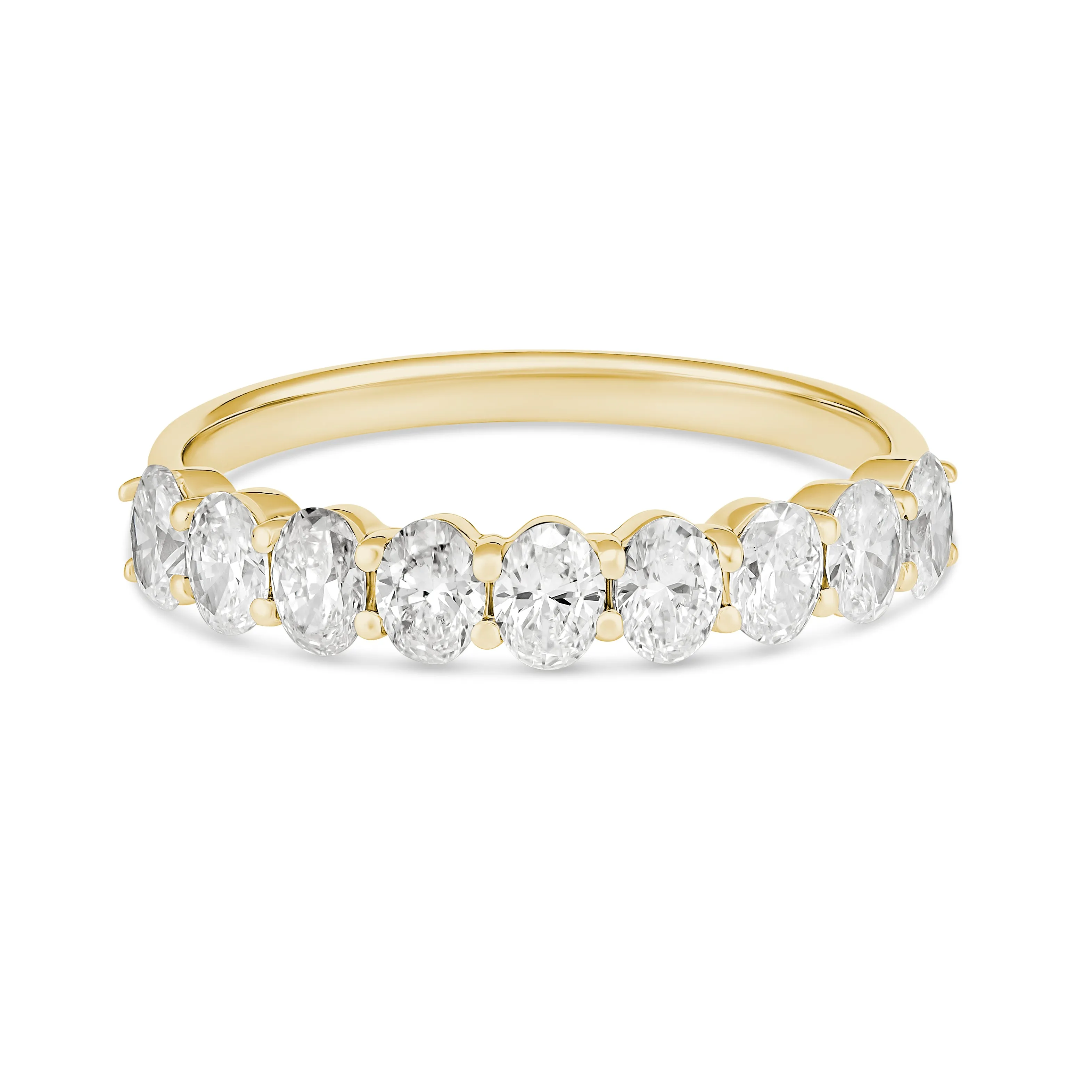 18ct Yellow Gold Oval Lab Grown Diamond Ring
