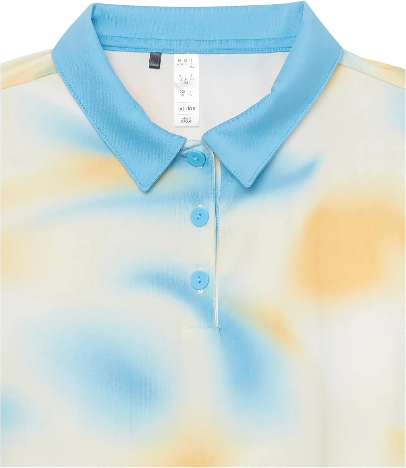 adidas Girls' Allover Print Polo Shirt