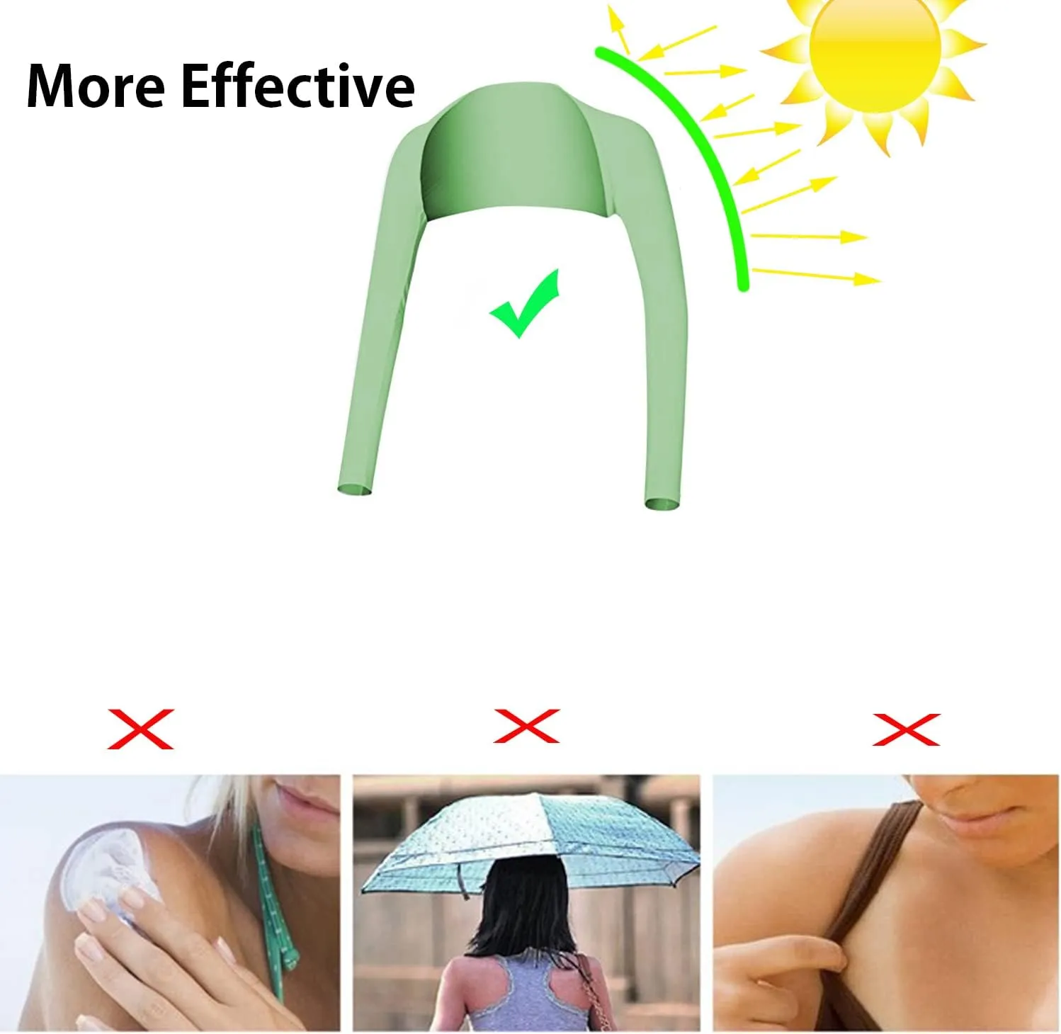 Advanced Cooling Shawl Arm Sleeve Sun Protection Comfortable & Breathable for Women Men
