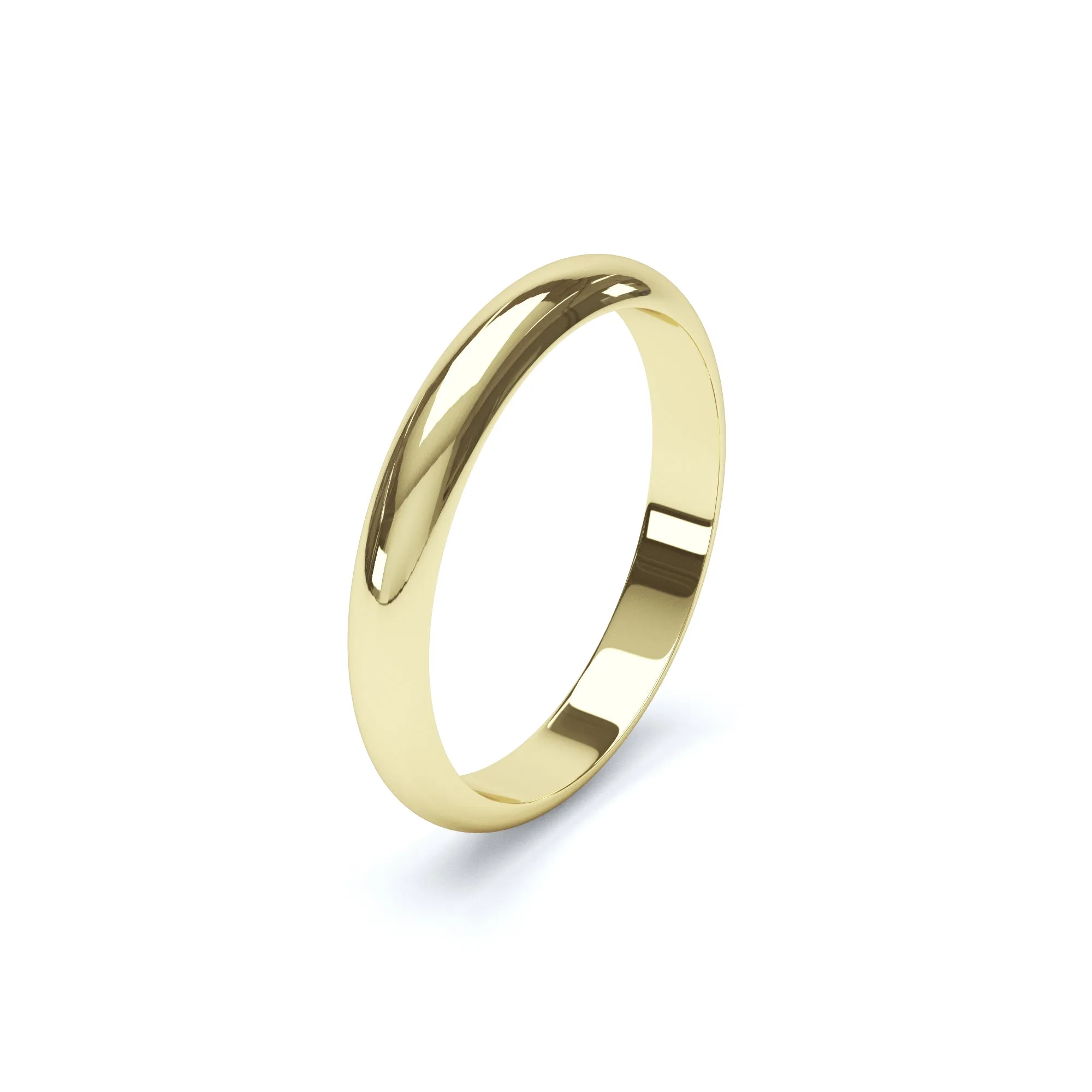D Shape Wedding Ring