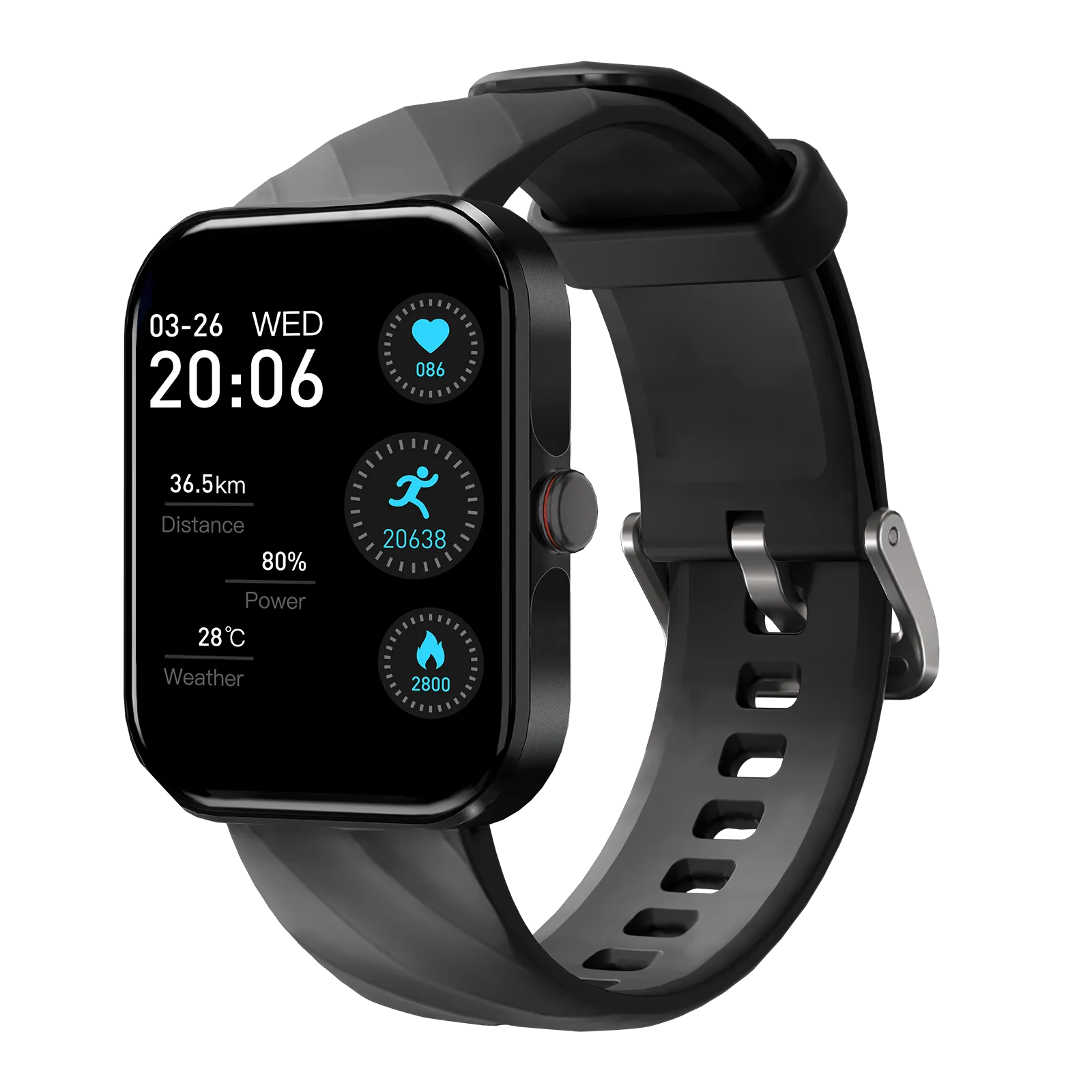 EIGIIS Smart Watches for Men Women 1.91”Fitness Tracker with Heart Rate Sleep Monitor Full Touch Screen Smartwatch Compatible with iPhone Android Phones