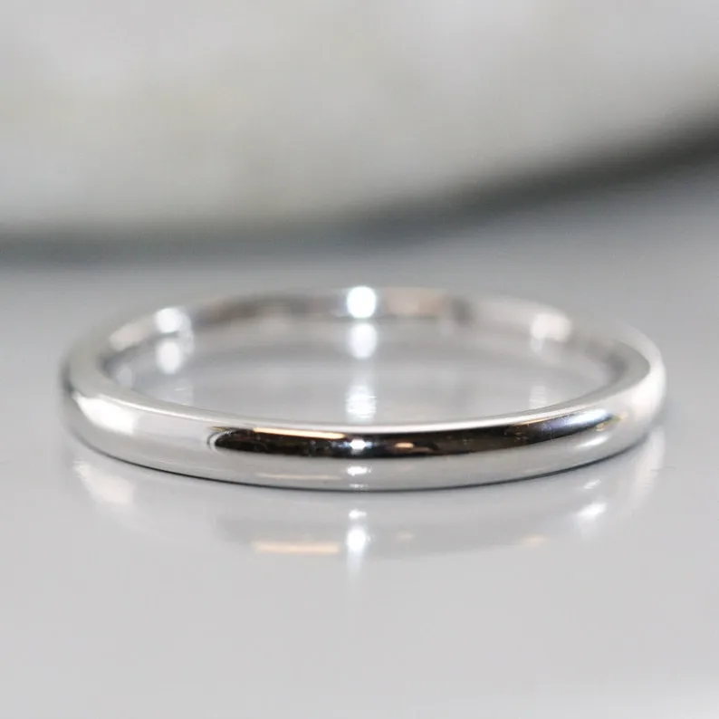 Gold Classic Plain Wedding Ring