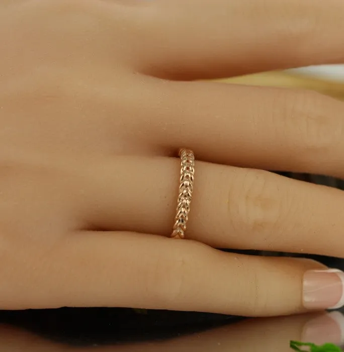 Love Rope 14K Gold Braided Wedding Ring