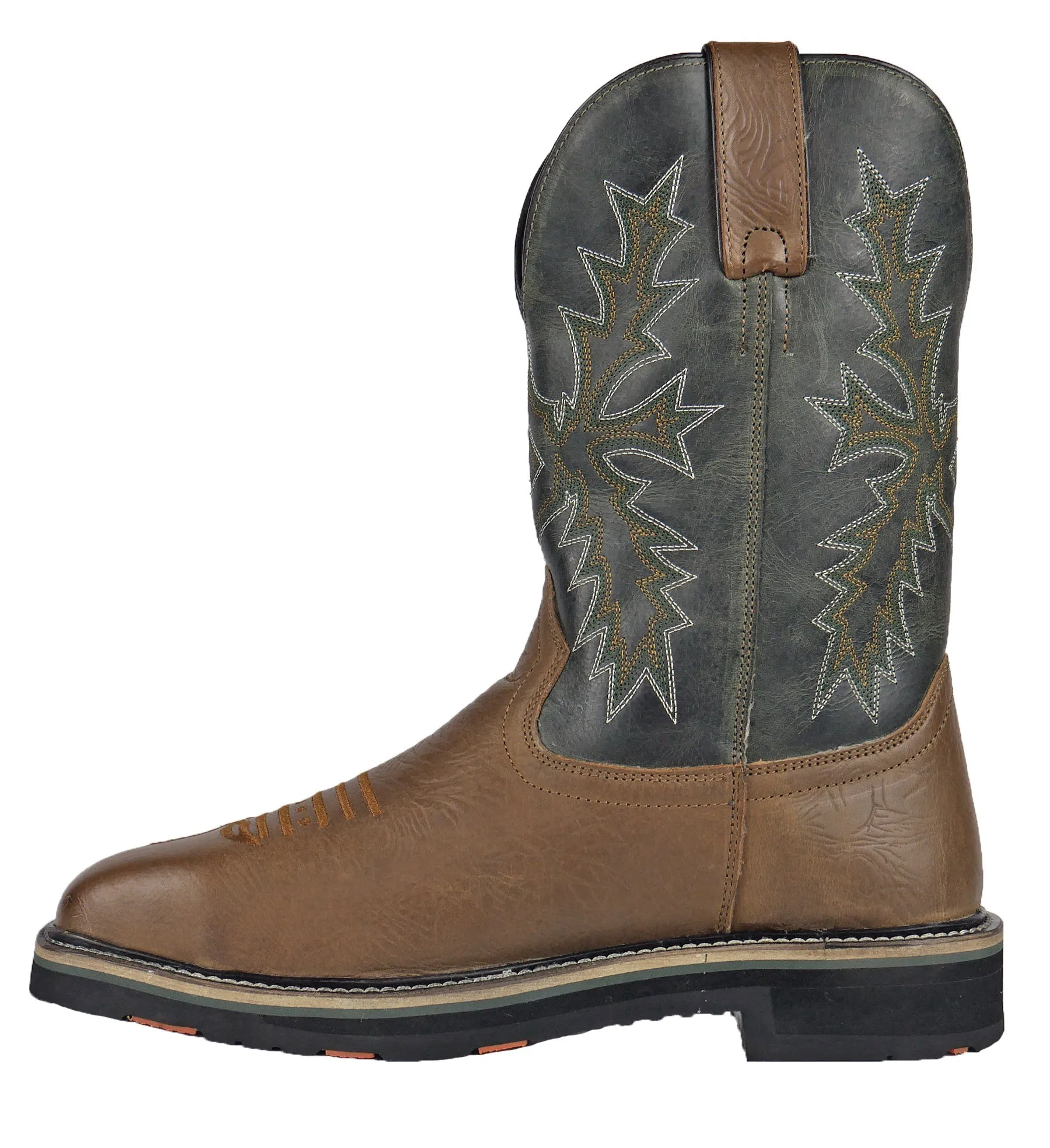 Men's Hoss Landon Tan, EH, SR, Pull On Western Steel Toe Boot