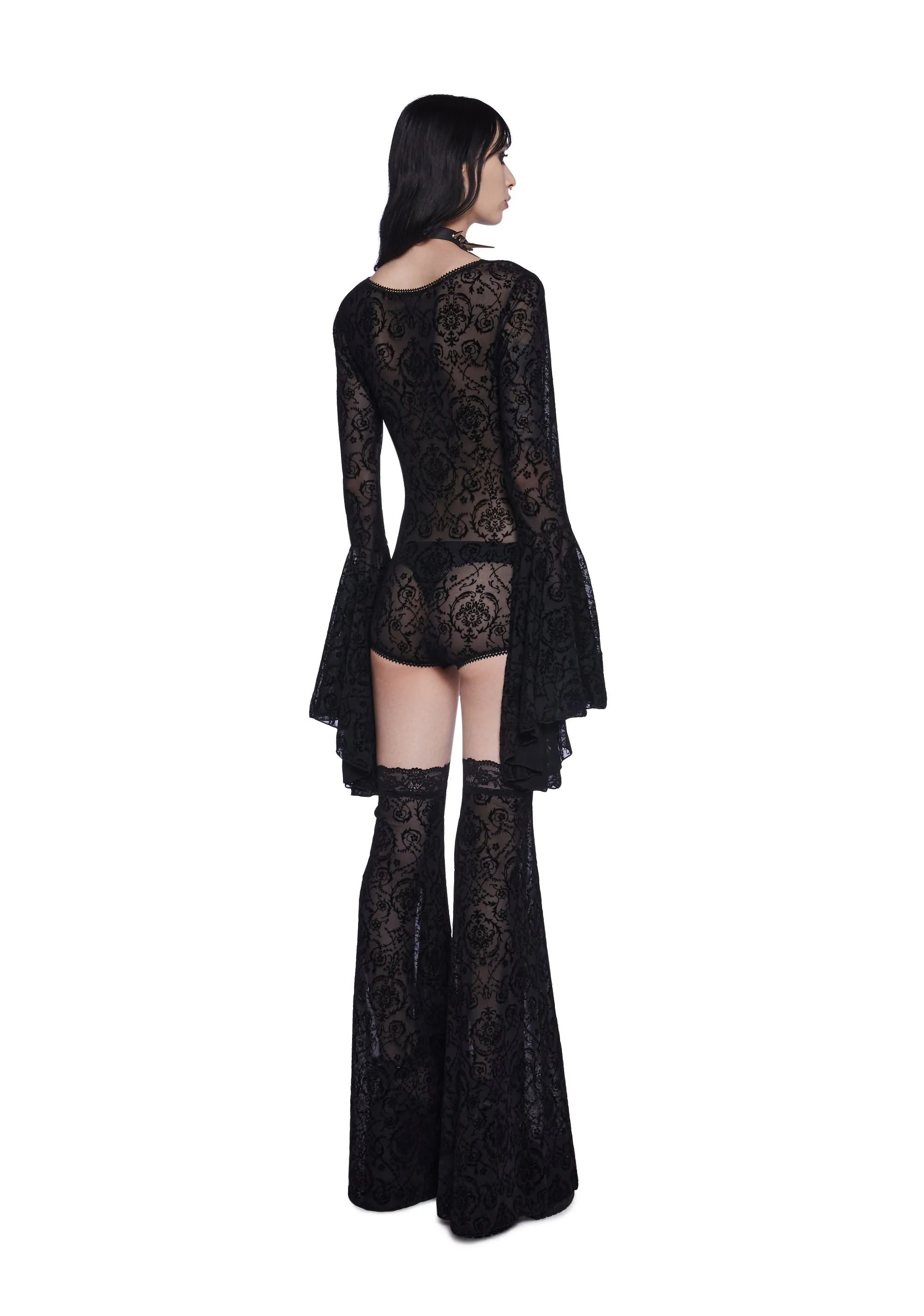 Mesmerizing Spectacle Mesh Bodysuit