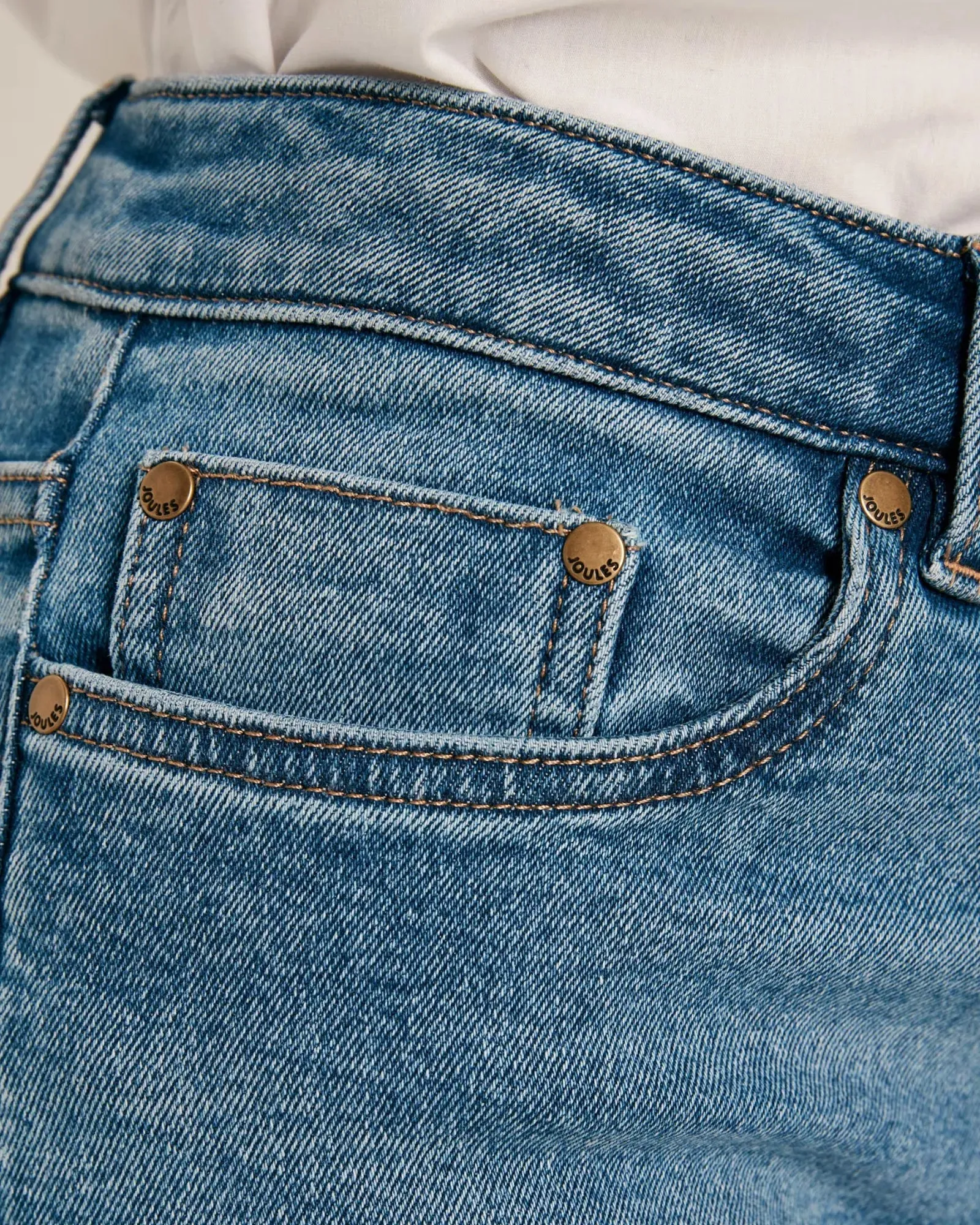 Mid Blue Skinny Fit Jeans