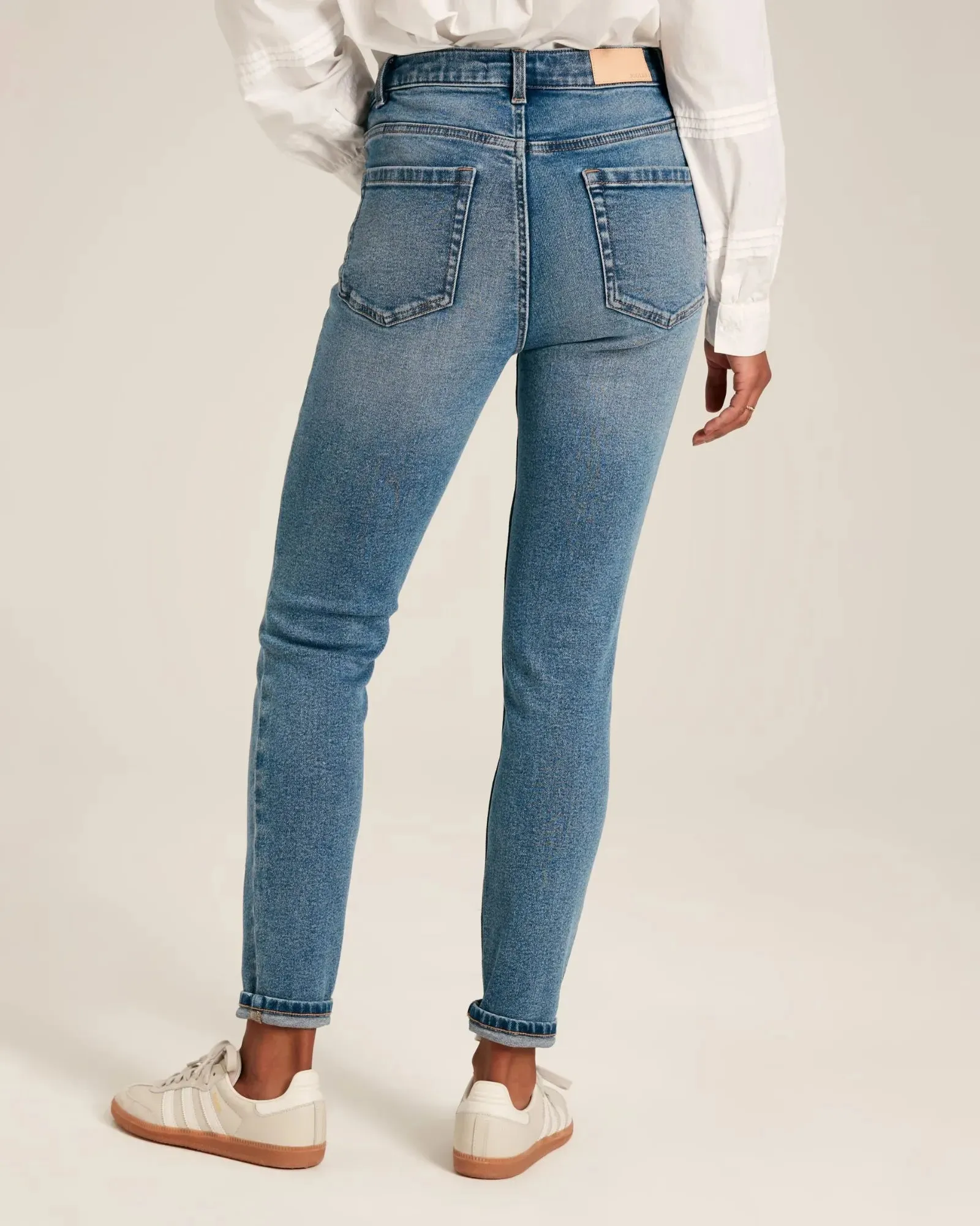 Mid Blue Skinny Fit Jeans