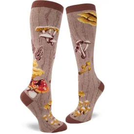 Mushroom Women's Knee High Sock
