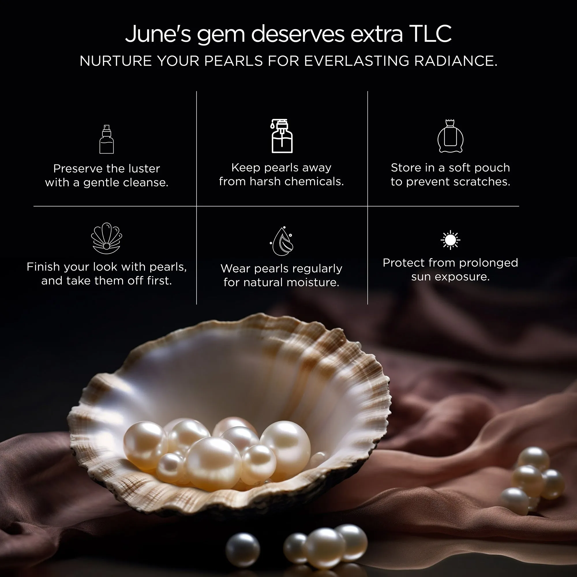 Nature Inspired Freshwater Pearl Chain Necklace