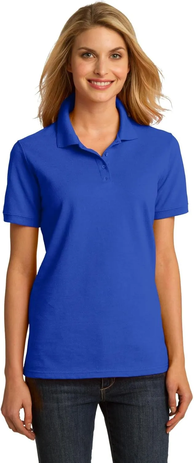 Port & Company Women's Ring Spun Pique Polo