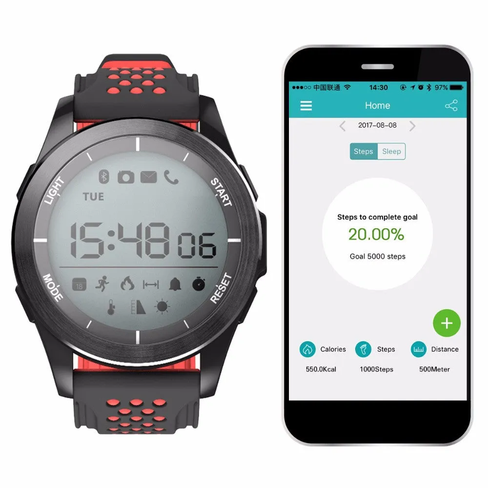 Smart Bluetooth Bracelet Waterproof IP68 Outdoor Mode