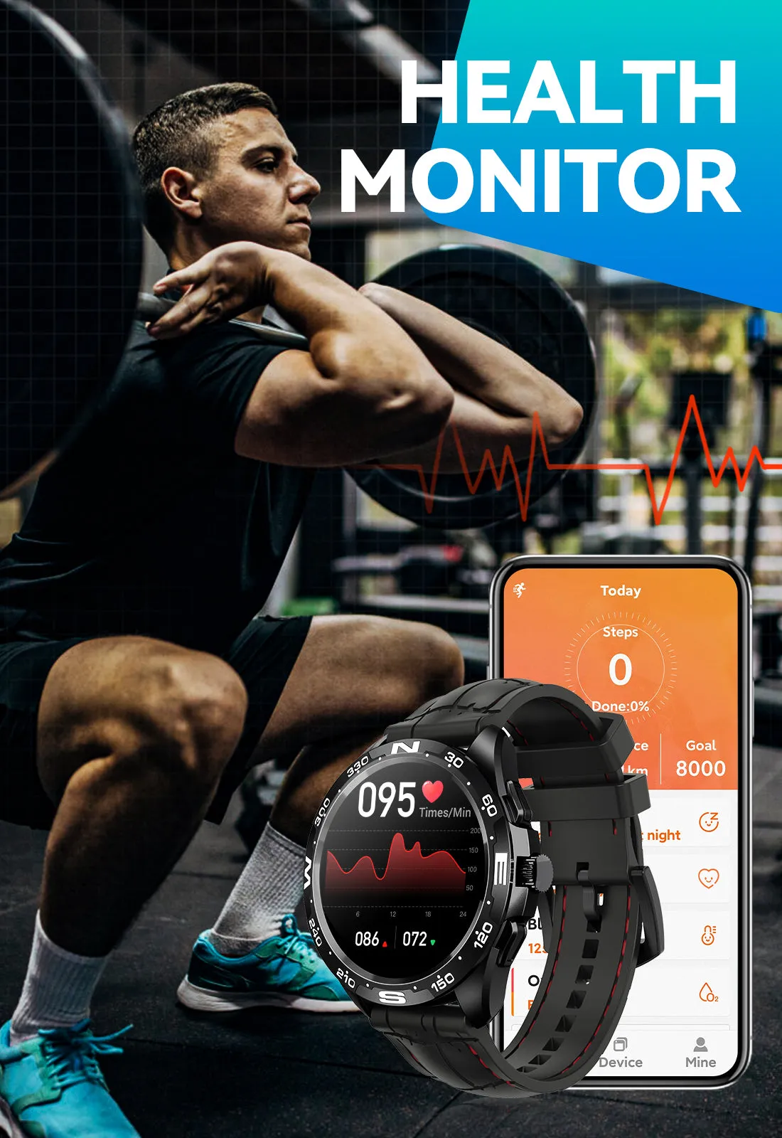 Smart Watch for Men Speaker Built-in Fitness Tracker with Bluetooth Dial Answer Calls Sleep Monitor Pedometer Activity Tracker IP67 Waterproof Smartwatch Compatible with iPhone Android iOS