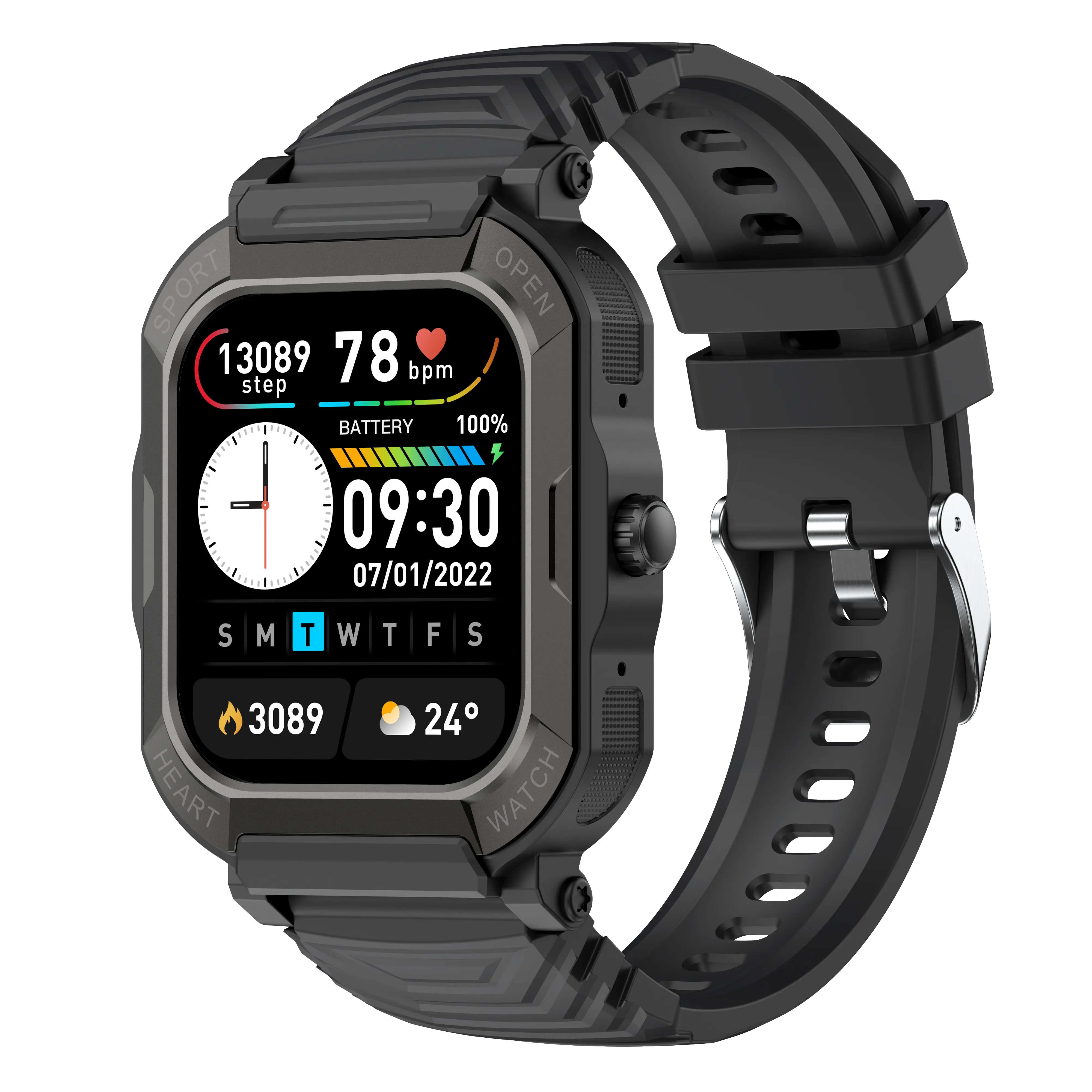 Smartex Rugged Waterproof Smart Watch