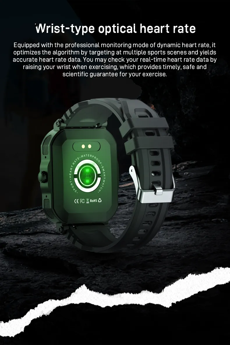 Smartex Rugged Waterproof Smart Watch