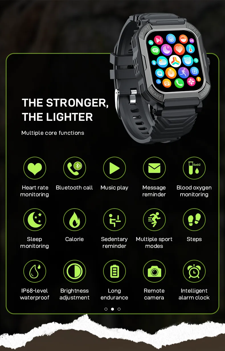 Smartex Rugged Waterproof Smart Watch