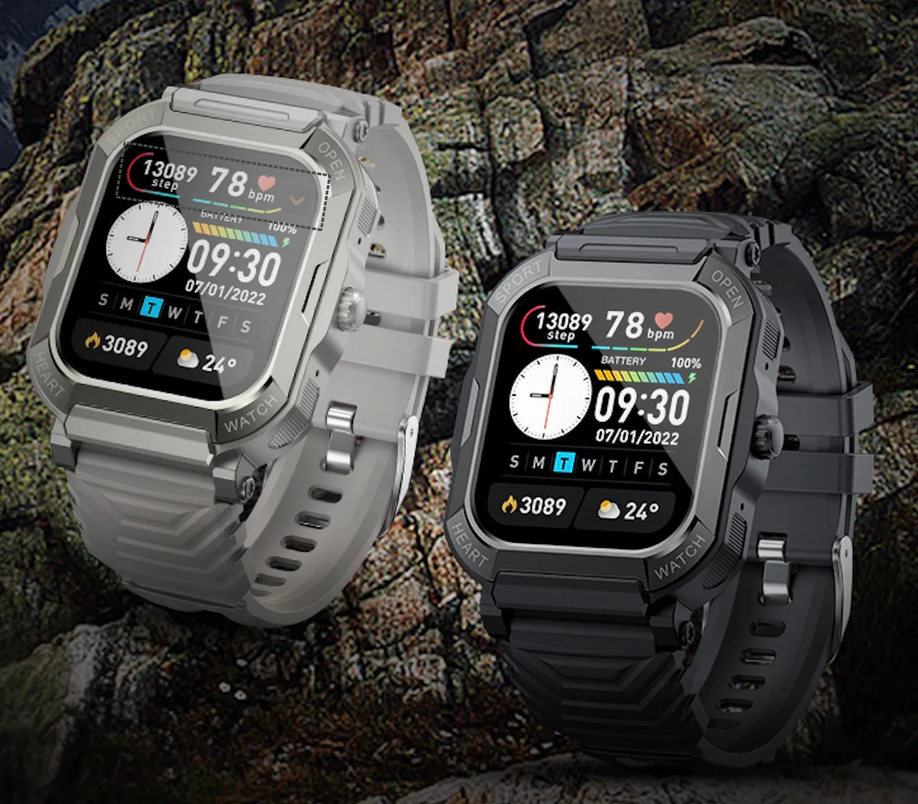 Smartex Rugged Waterproof Smart Watch