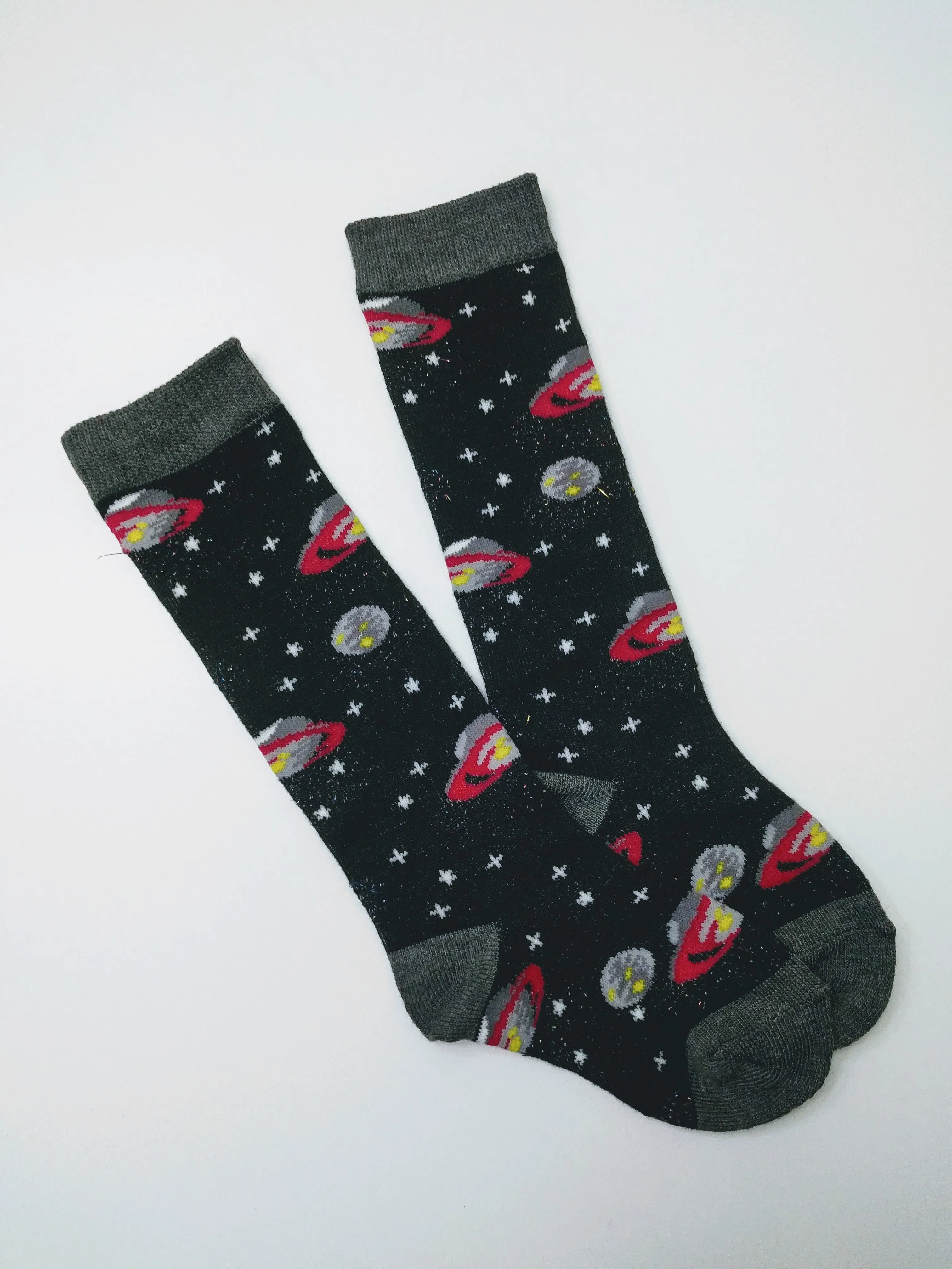 Space Knee High Socks